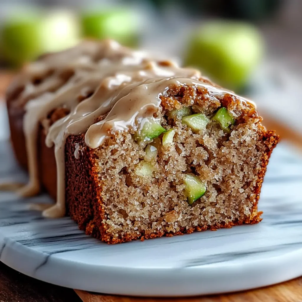 Apple Zucchini Bread with Brown Sugar Frosting