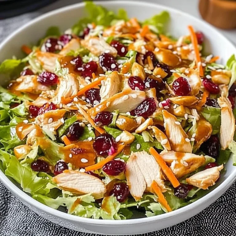 Asian Chicken Cranberry Salad: A Flavorful Twist at Home