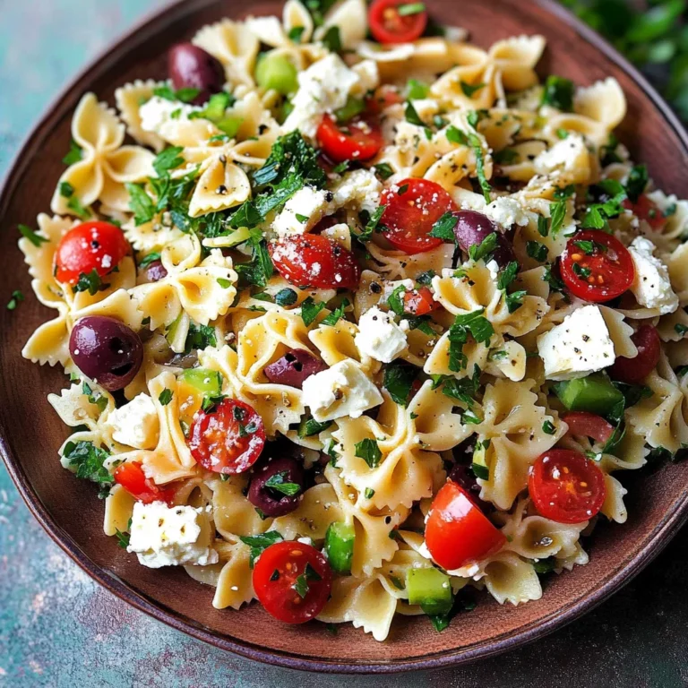 Authentic Mediterranean Greek Pasta with Feta: Irresistib…