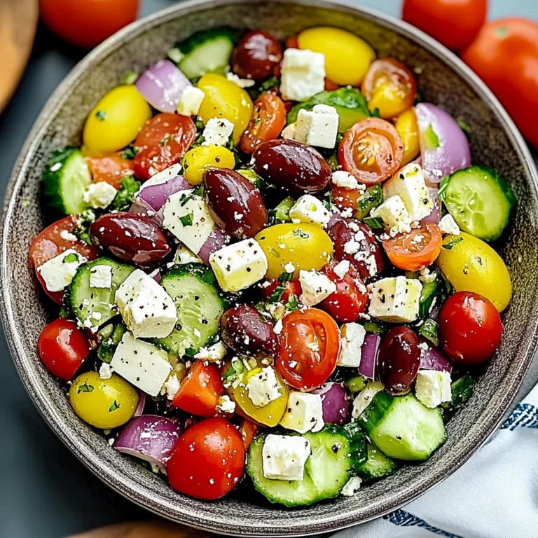 Best Greek Salad Recipe: Fresh and Flavorful Delight
