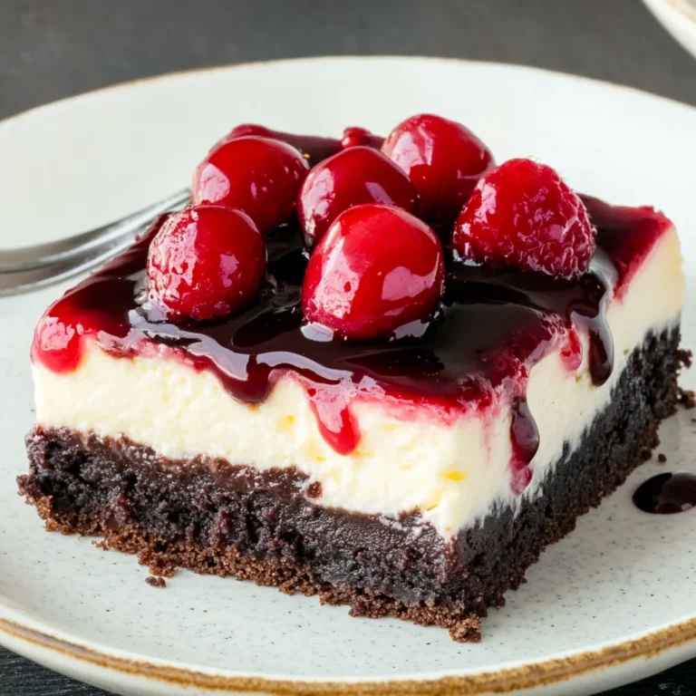 Black Forest Cheesecake Bars: Decadent Delight at Home