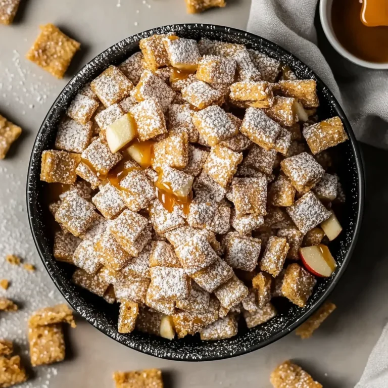 Caramel Apple Puppy Chow – Sweet, Crunchy & Irresistible