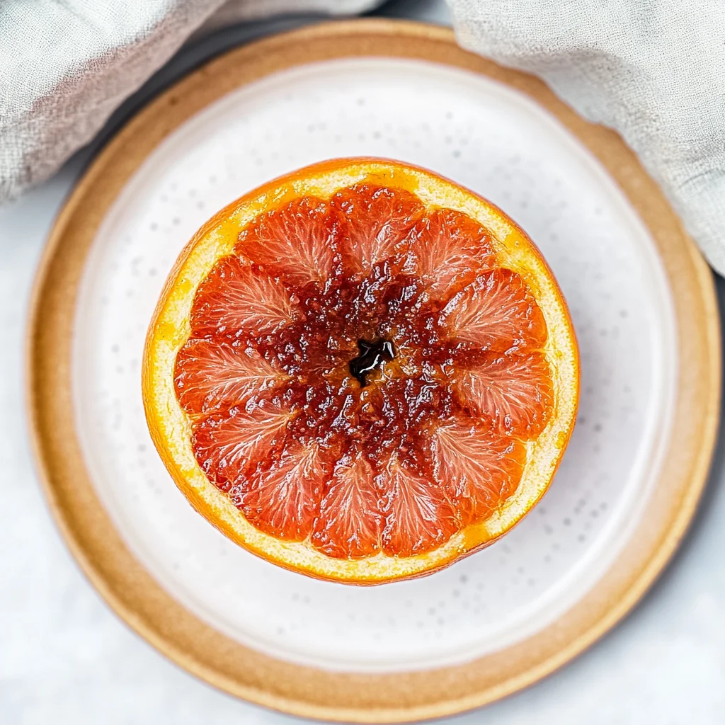 Caramelized Brown Sugar Grapefruit: A Sweet Delight