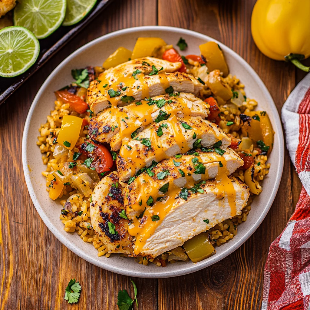 Cheesy Baja Chicken & Bell Pepper Skillet: An Incredible …