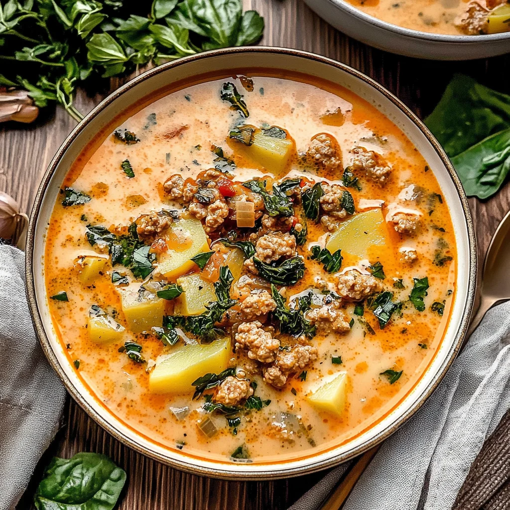 Cozy Italian Sausage and Potato Soup – Easy & Hearty!