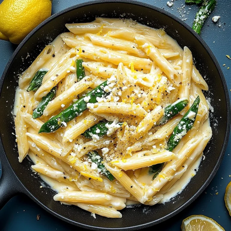 Creamy Lemon Feta Pasta Recipe: Zesty and Delicious