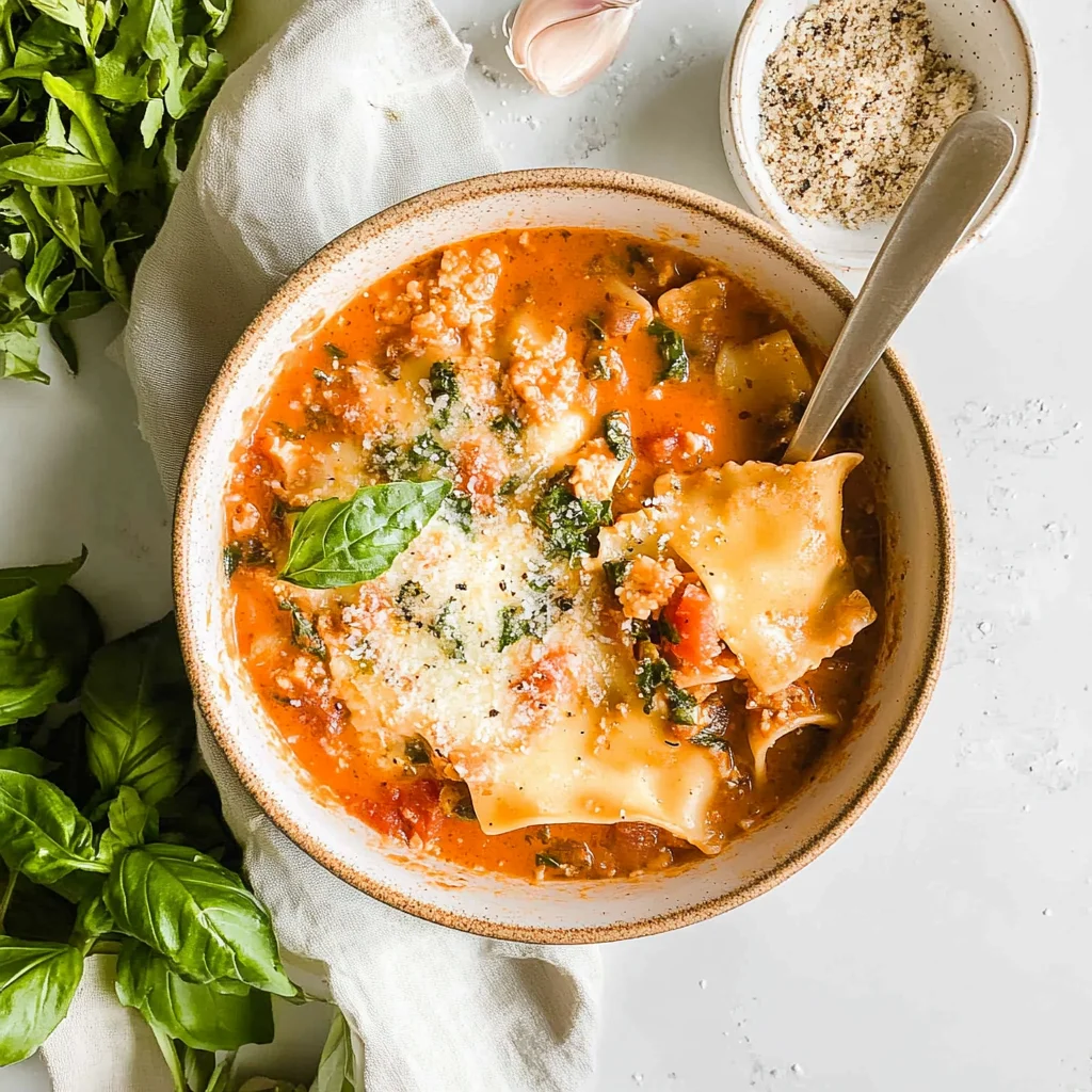 Easy Creamy Lasagna Soup: A Cozy Comfort Food Delight