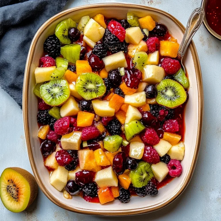 Fall Fruit Salad: A Colorful Autumn Delight