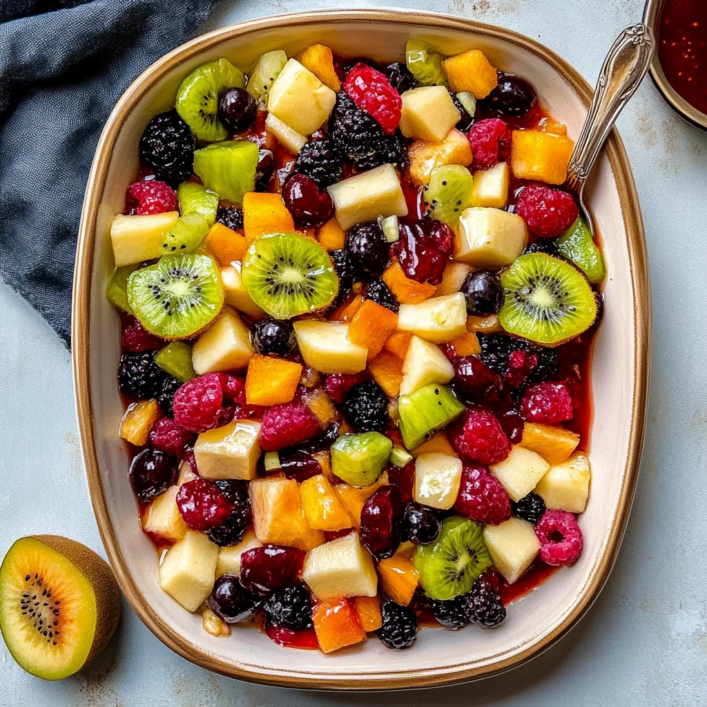 Fall Fruit Salad: A Colorful Autumn Delight