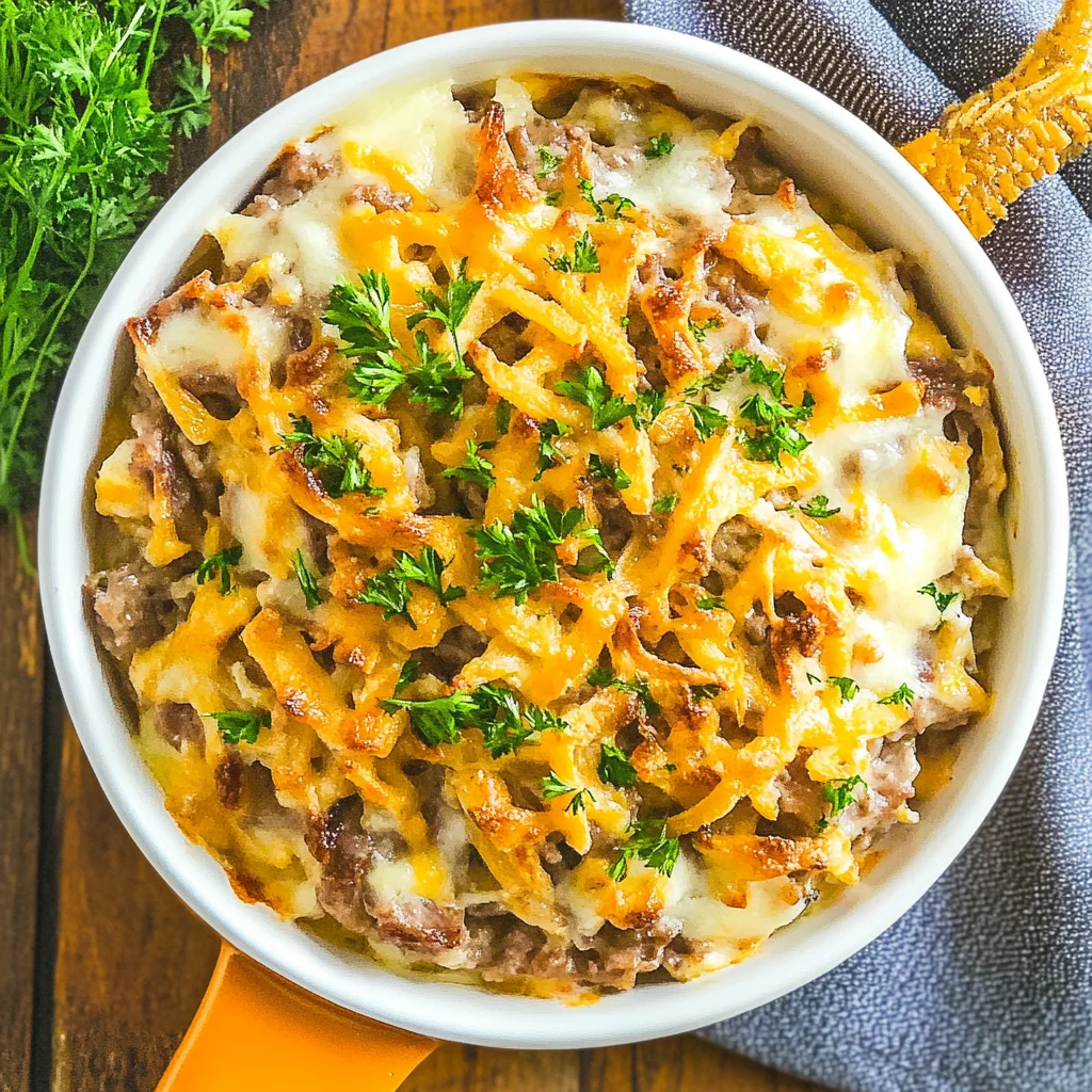 French Onion Beef Casserole: Cozy Comfort Food Delight