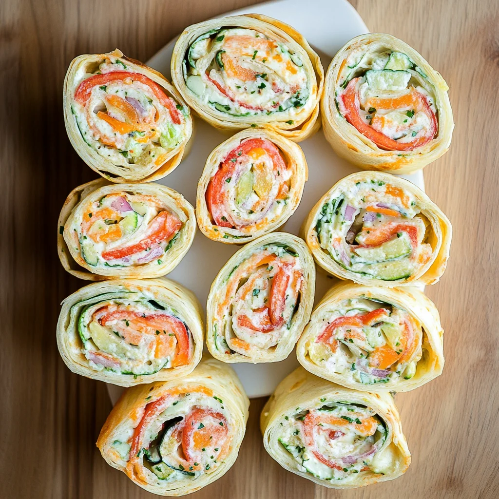 Fresh Vegetable Tortilla Roll Ups: Flavor-Packed Delight