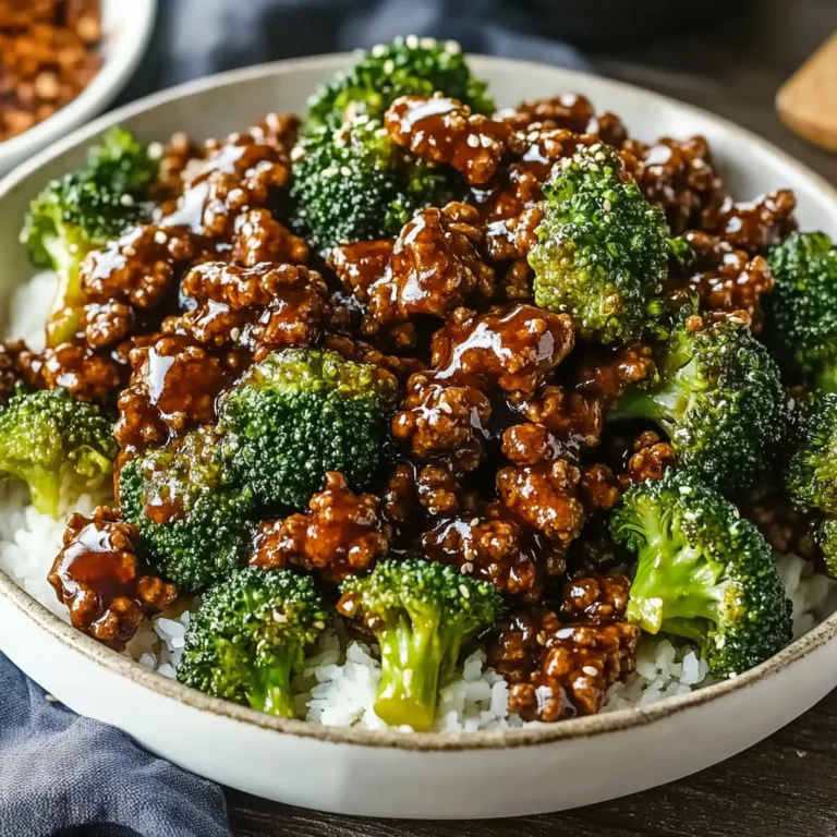 Honey Garlic Ground Beef and Broccoli: A Quick Delight!