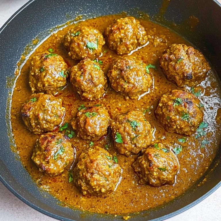 Indian Spiced Meatballs in Curry Sauce: Flavor Explosion!