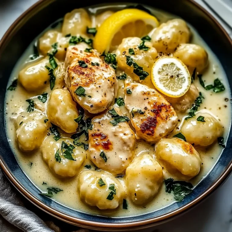Lemon Chicken Gnocchi: Creamy One-Pot Dinner Delight