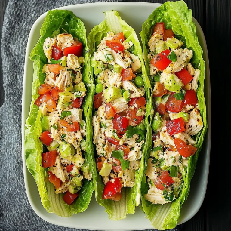 Light & Tasty BLT Chicken Salad Lettuce Wraps: Yum!