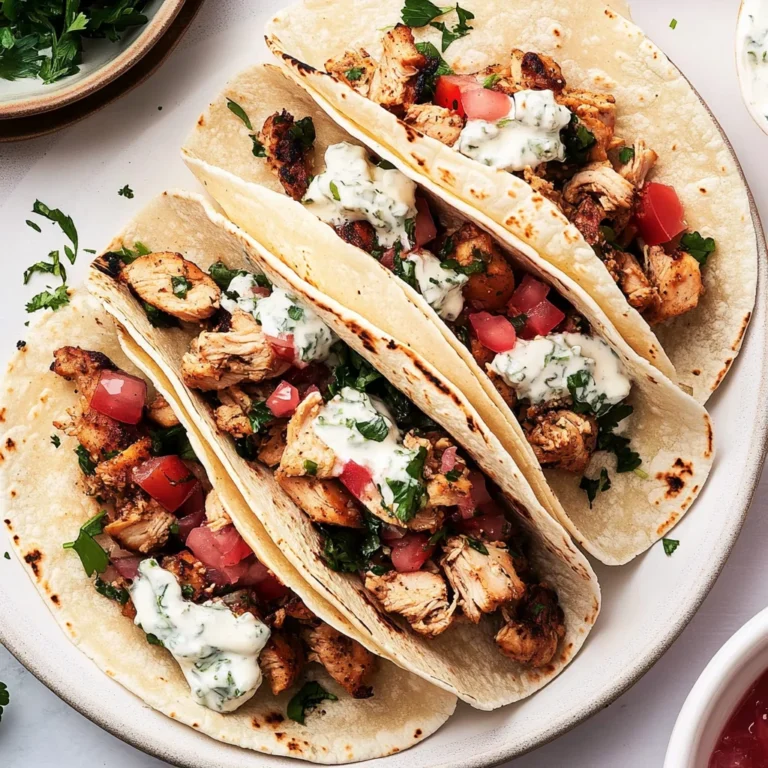 Mediterranean Chicken Tacos: Flavor Explosion in Every Bite