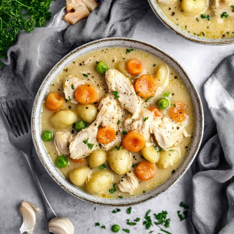 One Pot Gnocchi Chicken Pot Pie: Cozy Comfort Food Delight