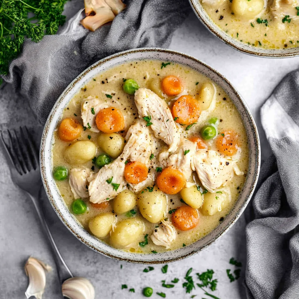 One Pot Gnocchi Chicken Pot Pie: Cozy Comfort Food Delight