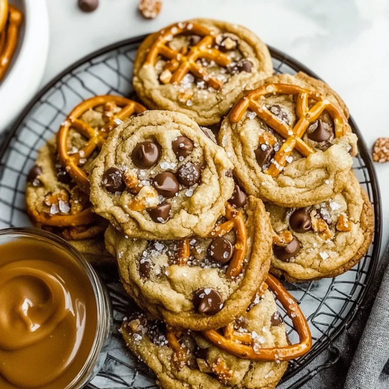 Pretzel Toffee Chocolate Chip Cookies: Sweet & Salty Bliss
