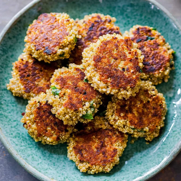 Quinoa Patties: Crispy and Flavorful Homemade Delight