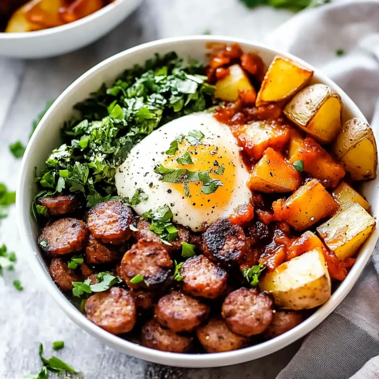 Sausage and Potato Meal Prep Breakfast Bowls: Easy & Deli…