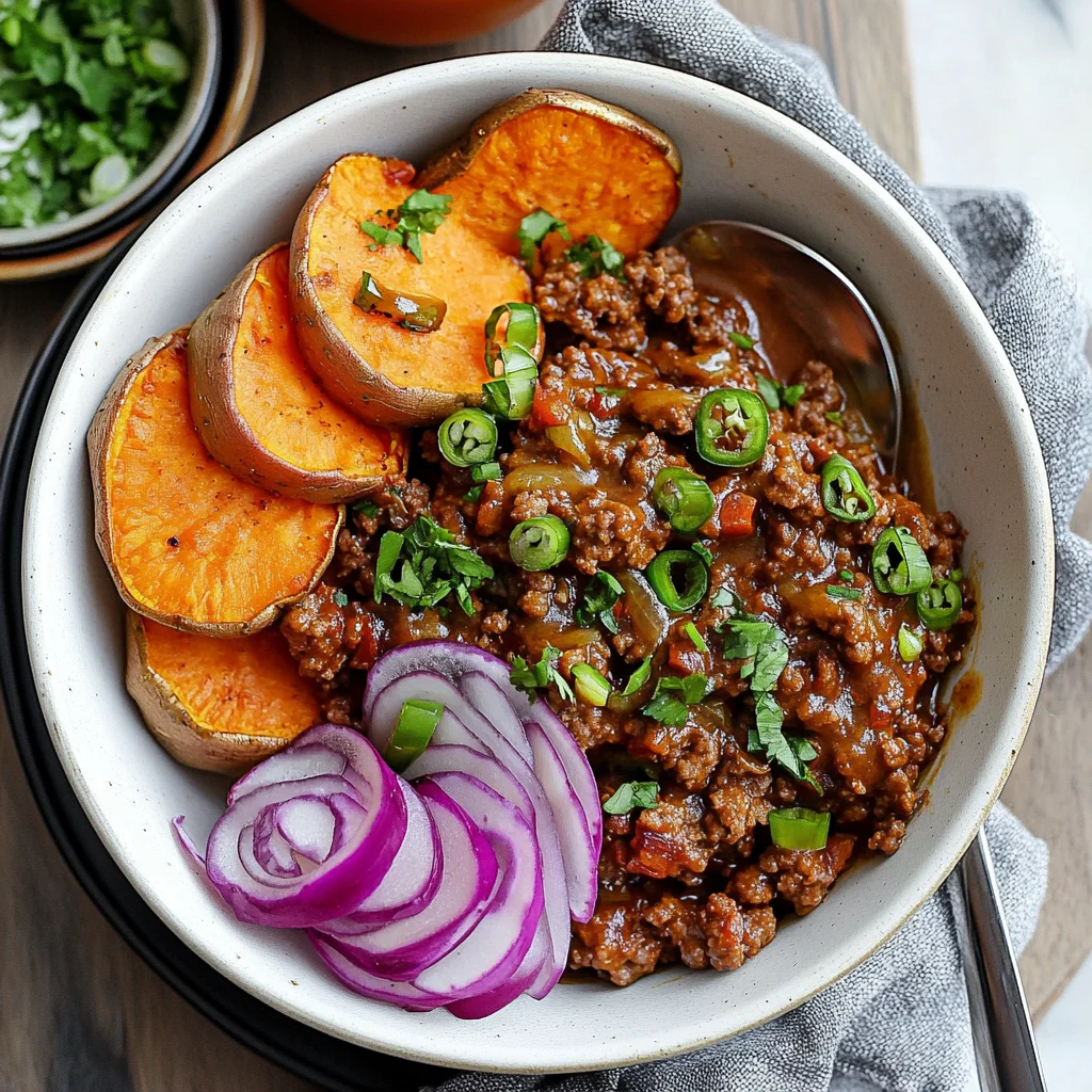 Sloppy Joe Sweet Potato Bowls: Hearty and Delicious Twist