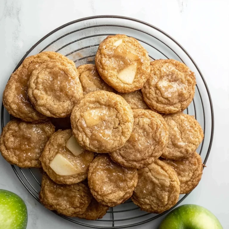 Spiced Apple Cinnamon Snickerdoodle Cookies: Cozy Delight