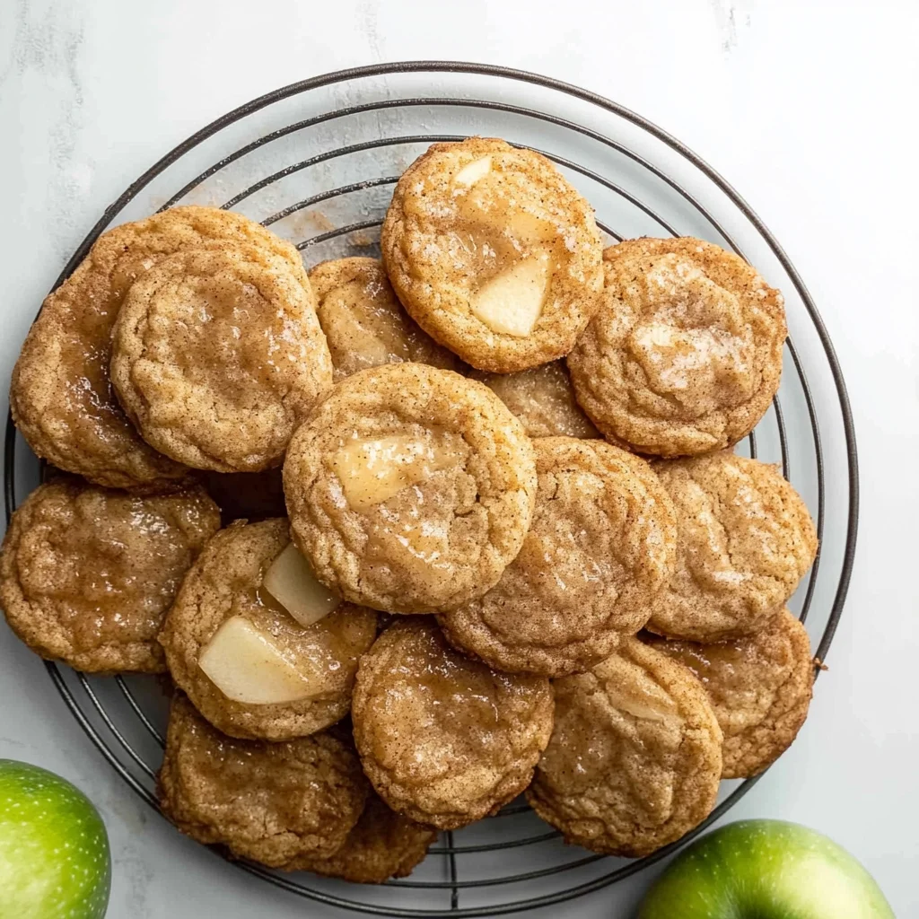 Spiced Apple Cinnamon Snickerdoodle Cookies: Cozy Delight