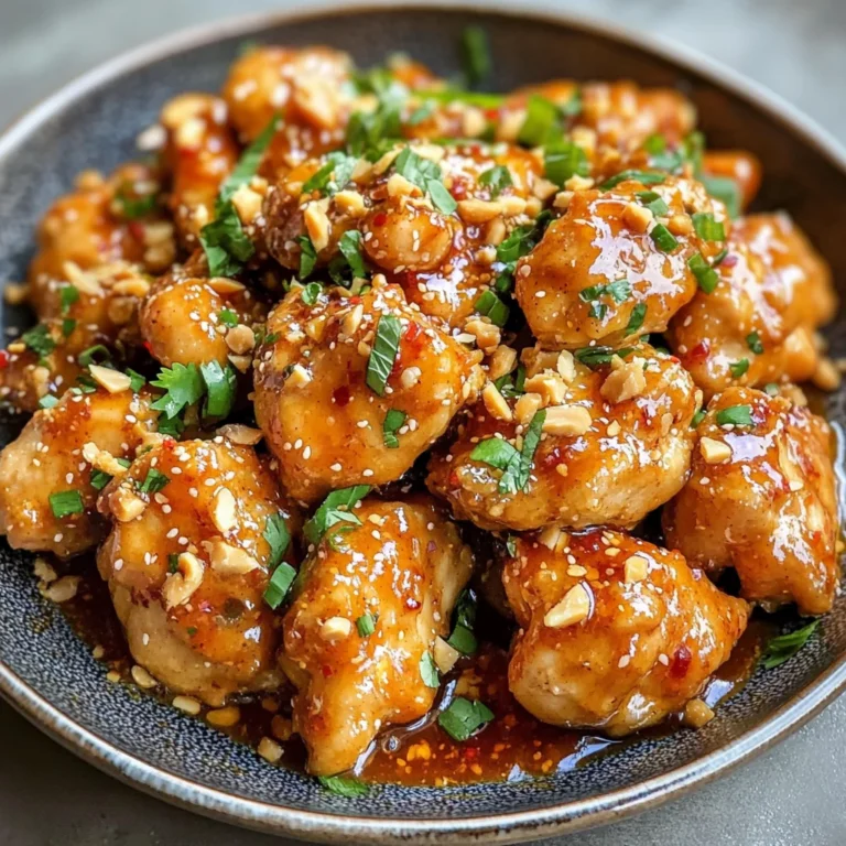 Thai Peanut Chicken: Creamy and Irresistible Delight