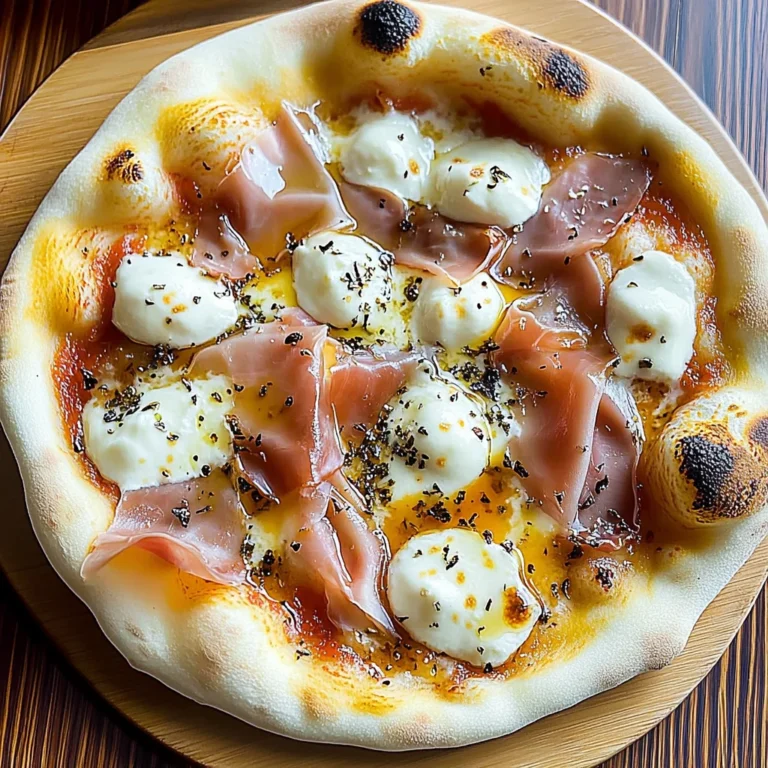 White Pizza with Prosciutto & Hot Honey: A Flavor Bomb