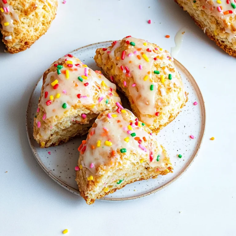 Birthday Cake Scones: Celebrate with Every Bite