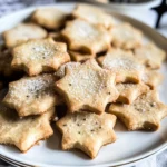 Bourbon Vanilla Bean Shortbread Cookies