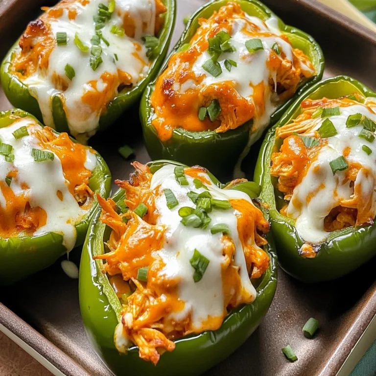 Buffalo Chicken Stuffed Peppers Recipe