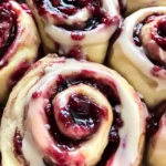 Cherry Cinnamon Rolls with Homemade Filling
