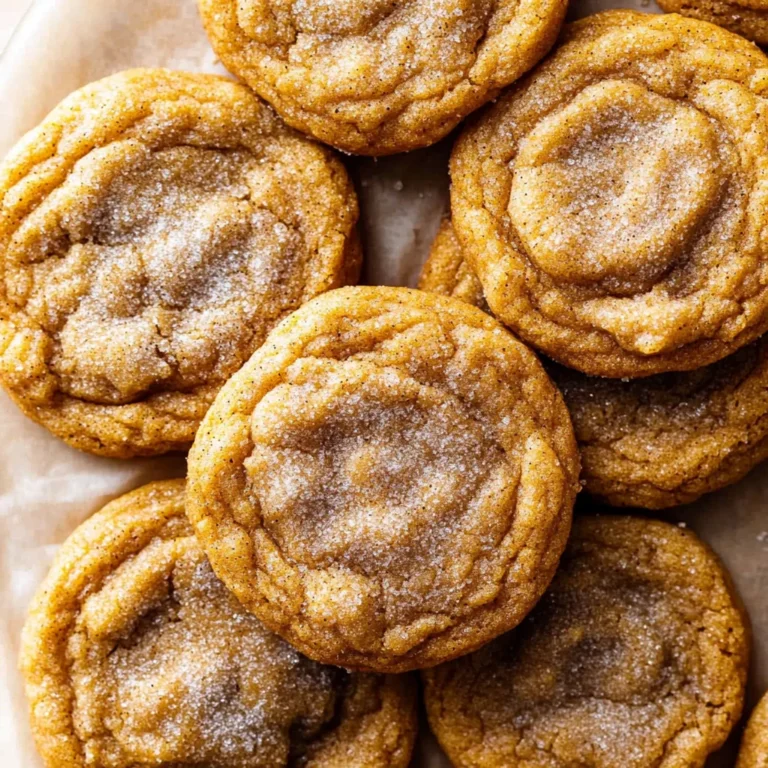Chewy Pumpkin Snickerdoodle Cookies: Fall’s Cozy Delight