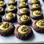 Chocolate Pistachio Cream Thumbprints