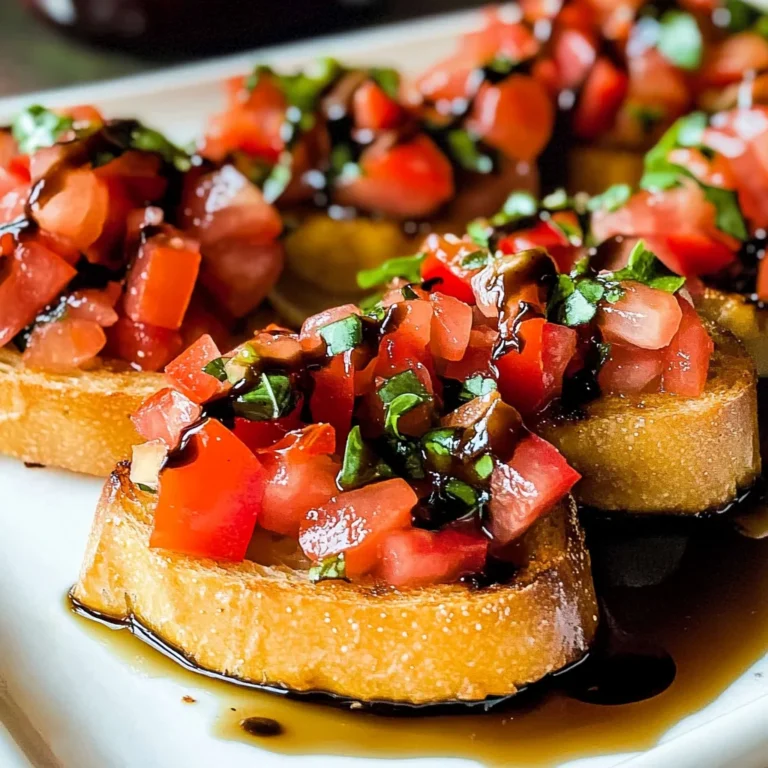 Classic Bruschetta Recipe