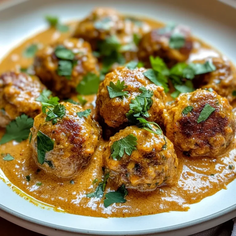 Creamy Coconut Curry Meatballs