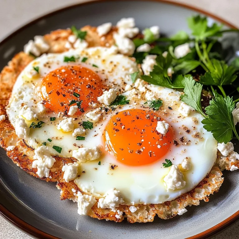 Crispy Feta Fried Eggs
