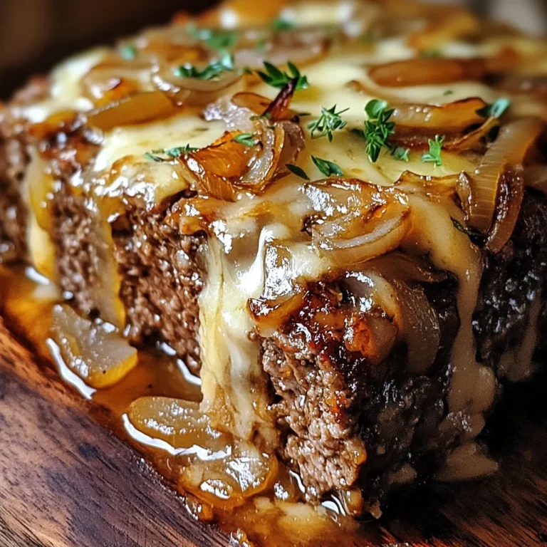 French Onion Meatloaf