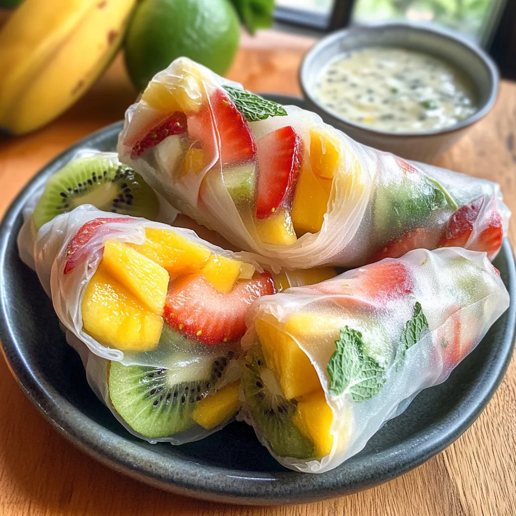 Fruit Spring Rolls
