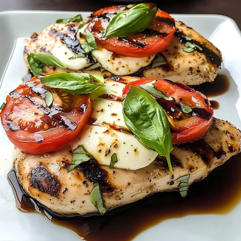 Grilled Chicken Caprese