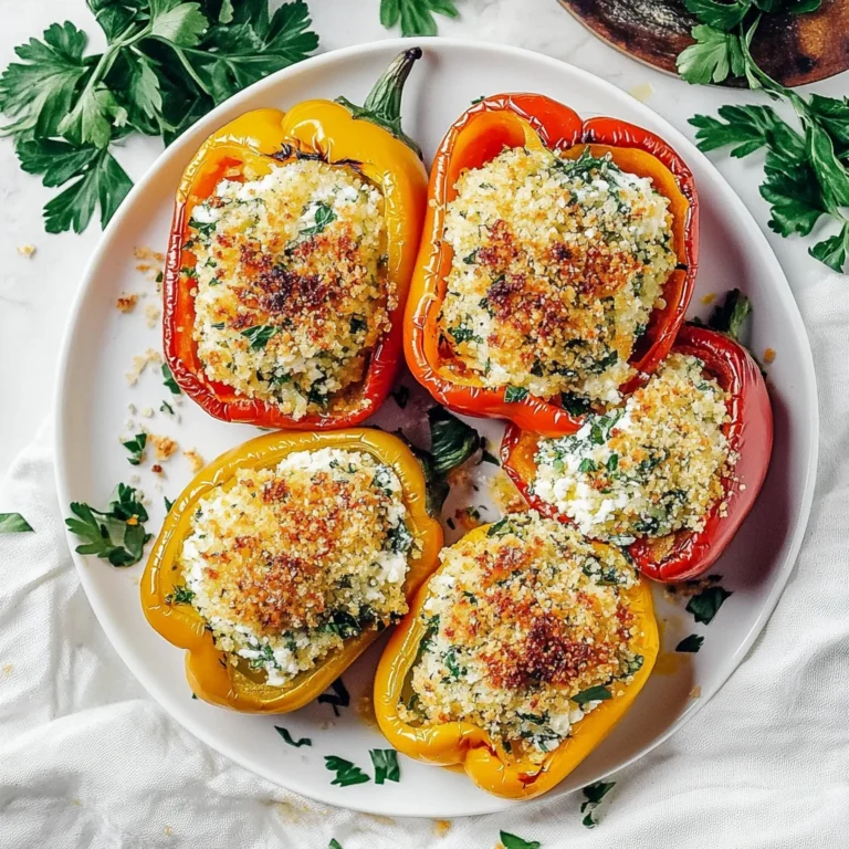 Herby Ricotta Stuffed Peppers: A Flavorful Delight