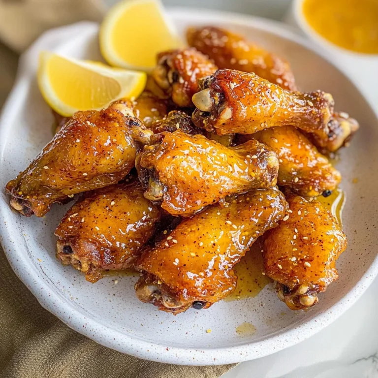 Honey Lemon Pepper Wings