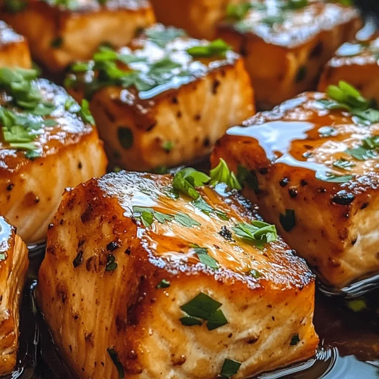 Hot Honey Salmon Bites Recipe
