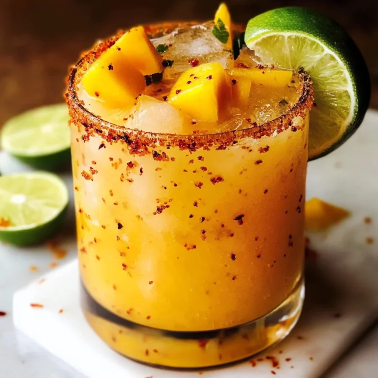 Hot Honey Spicy Mango Margarita