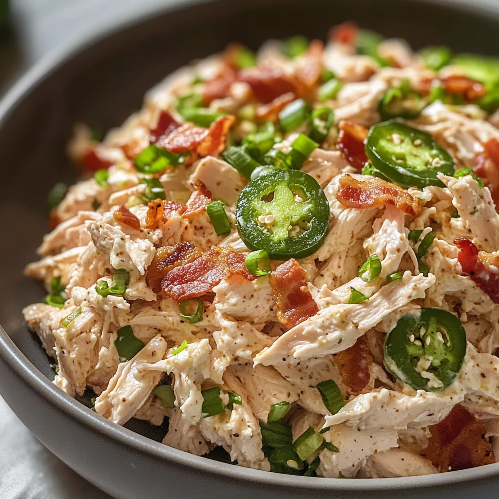 Jalapeño Popper Chicken Salad