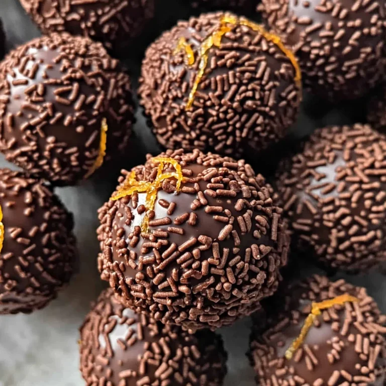 Juicy Orange Chocolate Christmas Truffles