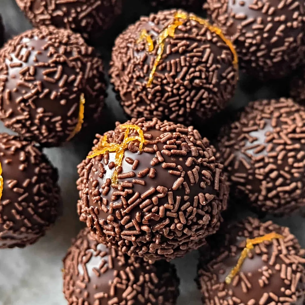 Juicy Orange Chocolate Christmas Truffles