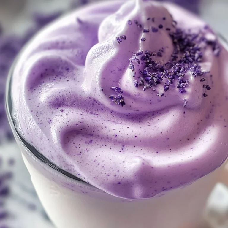 Lavender Cream Cold Foam (Naturally Colored) for a Cozy Sip